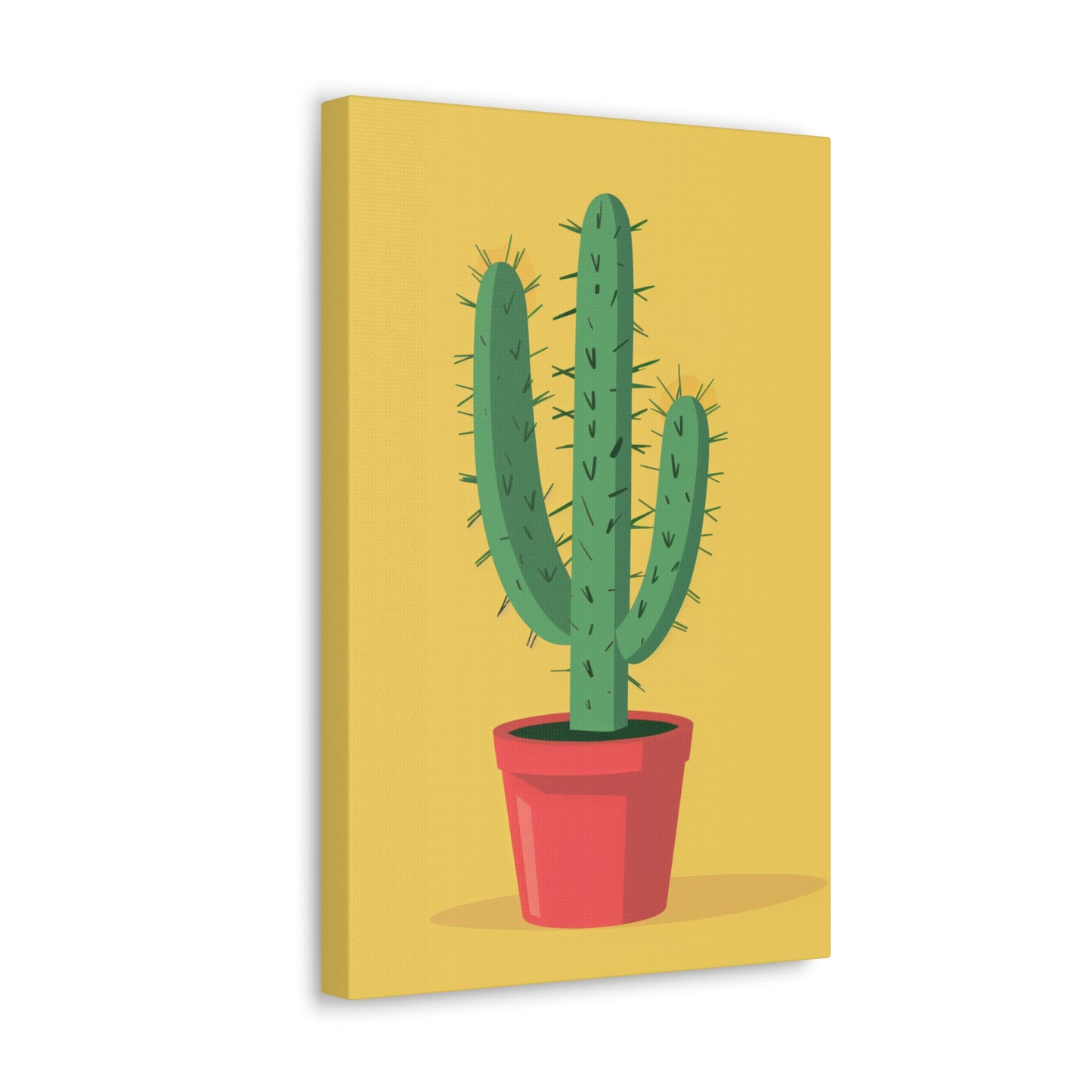 Cactus Plant - Illustration Canvas Gallery Wraps