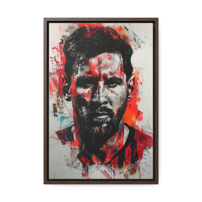 Lionel Messi Abstract Illustration - Canvas Print with frames