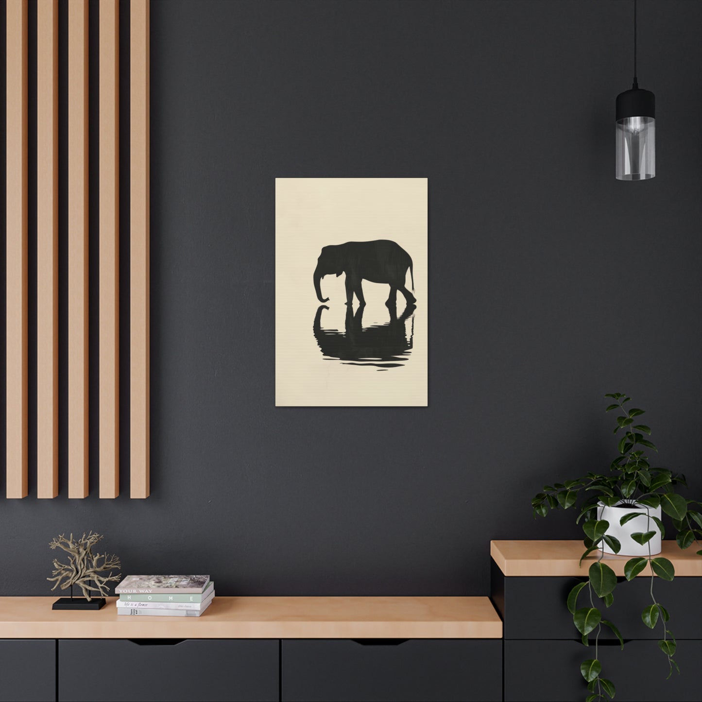 Elephant  Digital Illustration Canvas Gallery Wraps