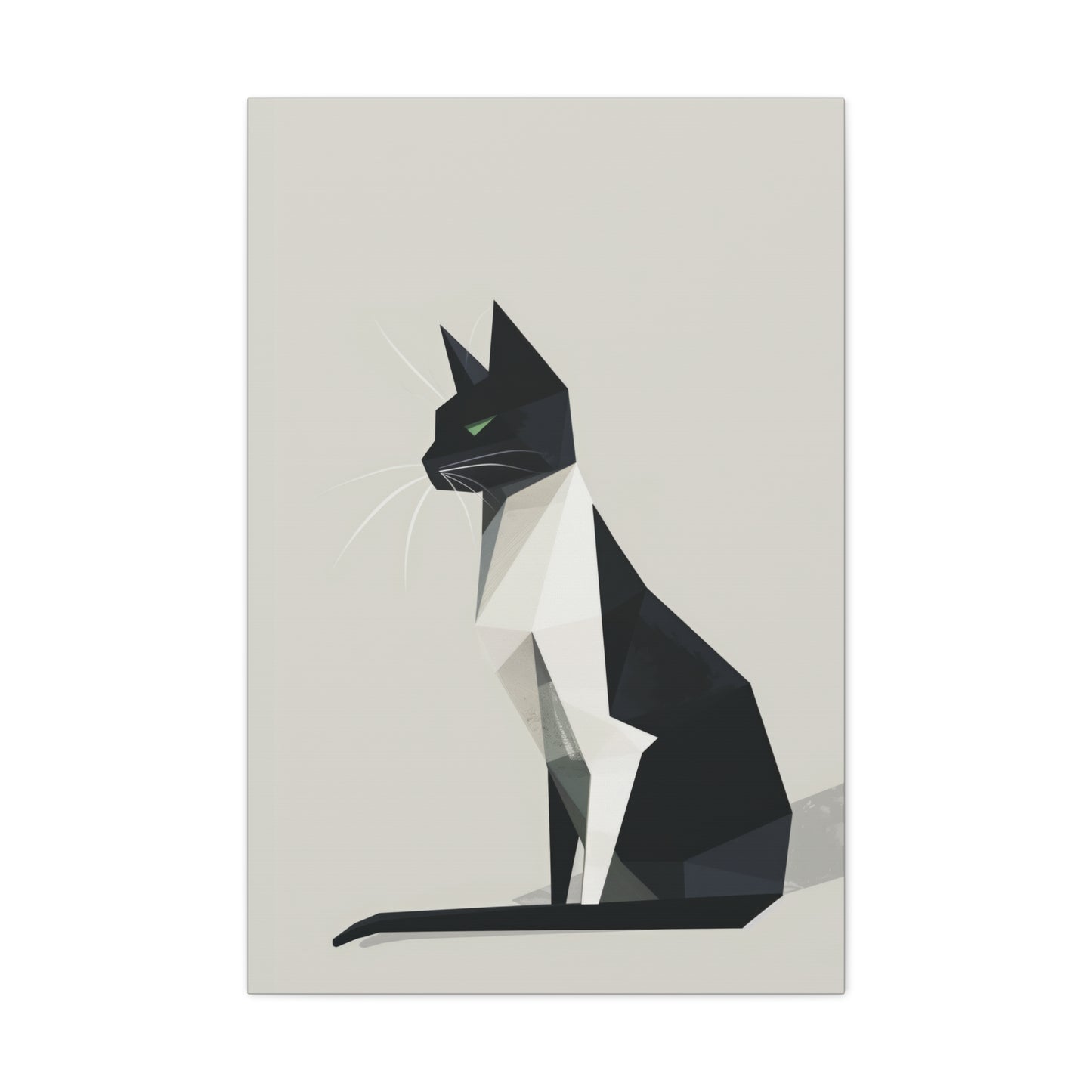 Cat - Digital Illustration Canvas Gallery Wraps