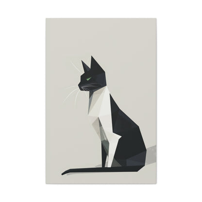 Cat - Digital Illustration Canvas Gallery Wraps