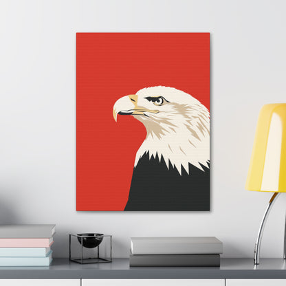 Bald Eagle Digital Illustration Canvas Gallery Wraps