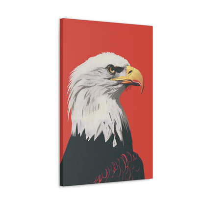 Bald Eagle Digital Illustration Canvas Gallery Wraps