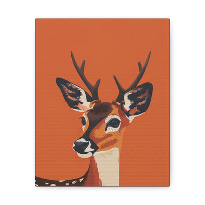 Deer - Digital Illustration Canvas Gallery Wraps