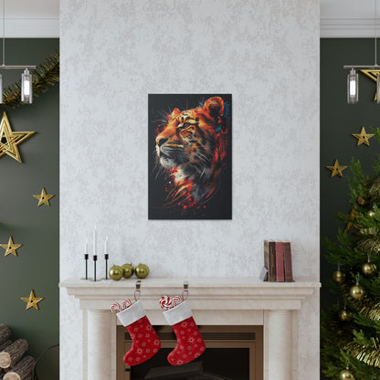 Tiger - Illustration  Canvas Gallery Wraps