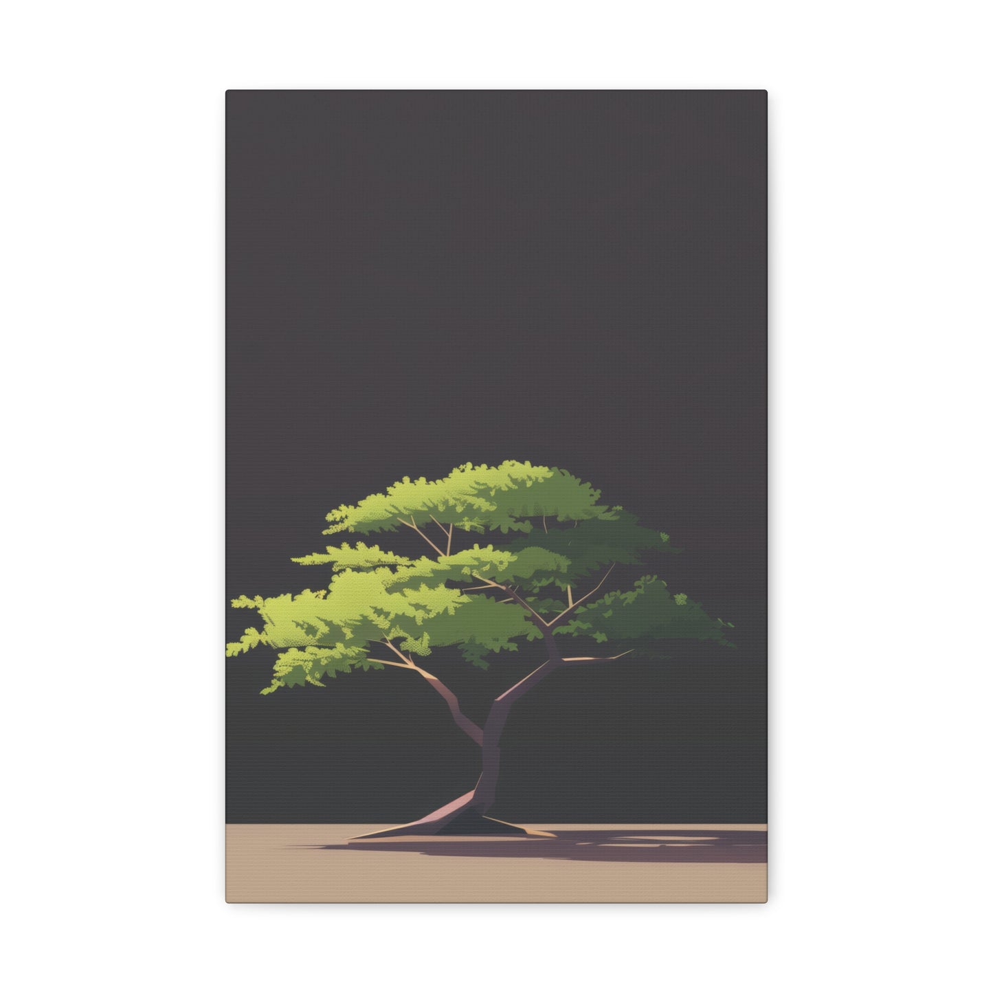 Bonsai Tree - Illustration Canvas Gallery Wraps