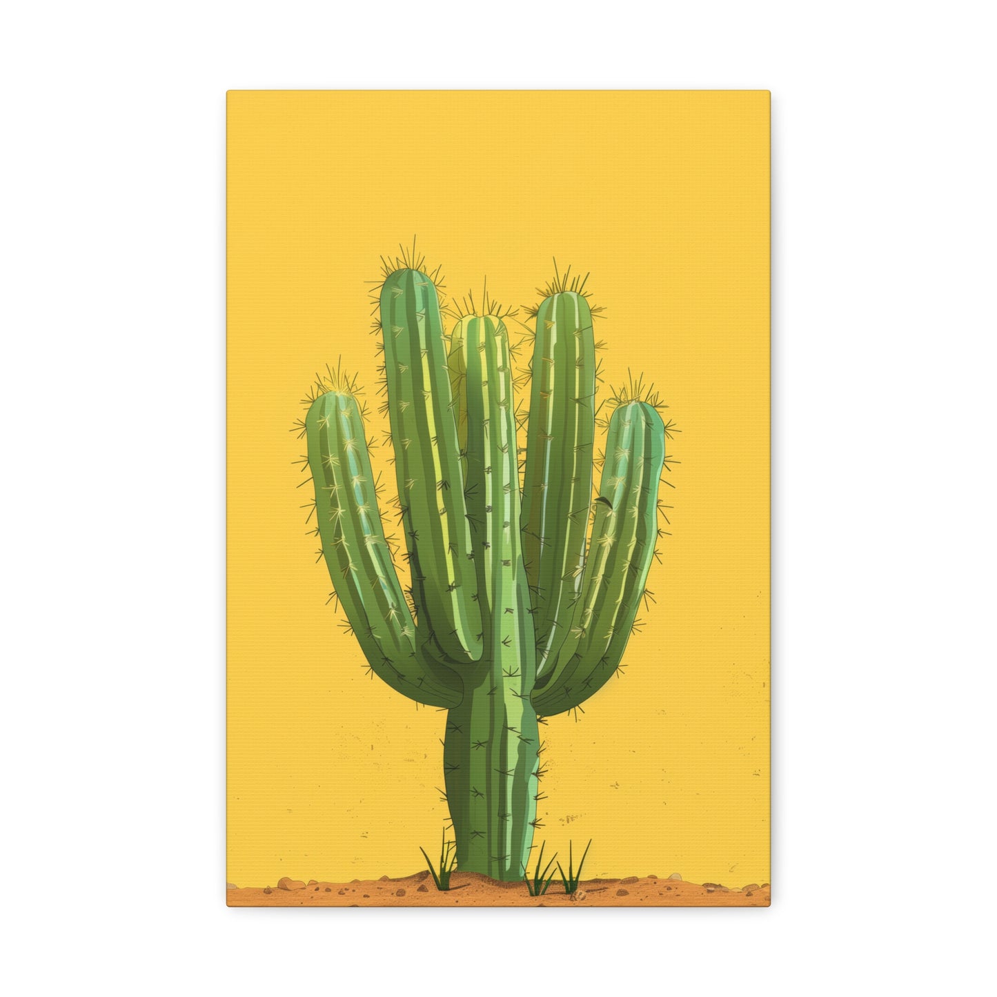 Cactus Plant - Illustration Canvas Gallery Wraps