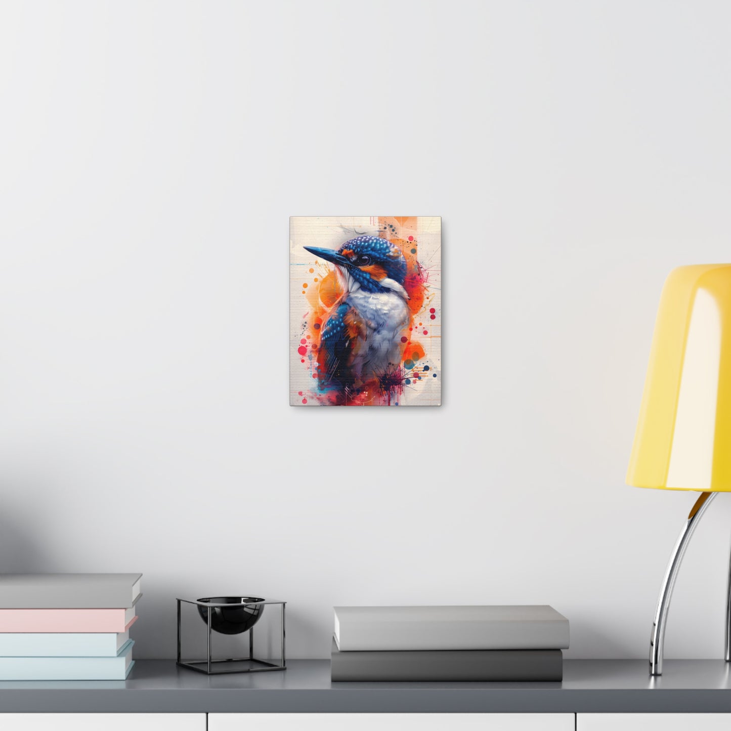 Bird - Abstract Illustration Canvas Gallery Wraps