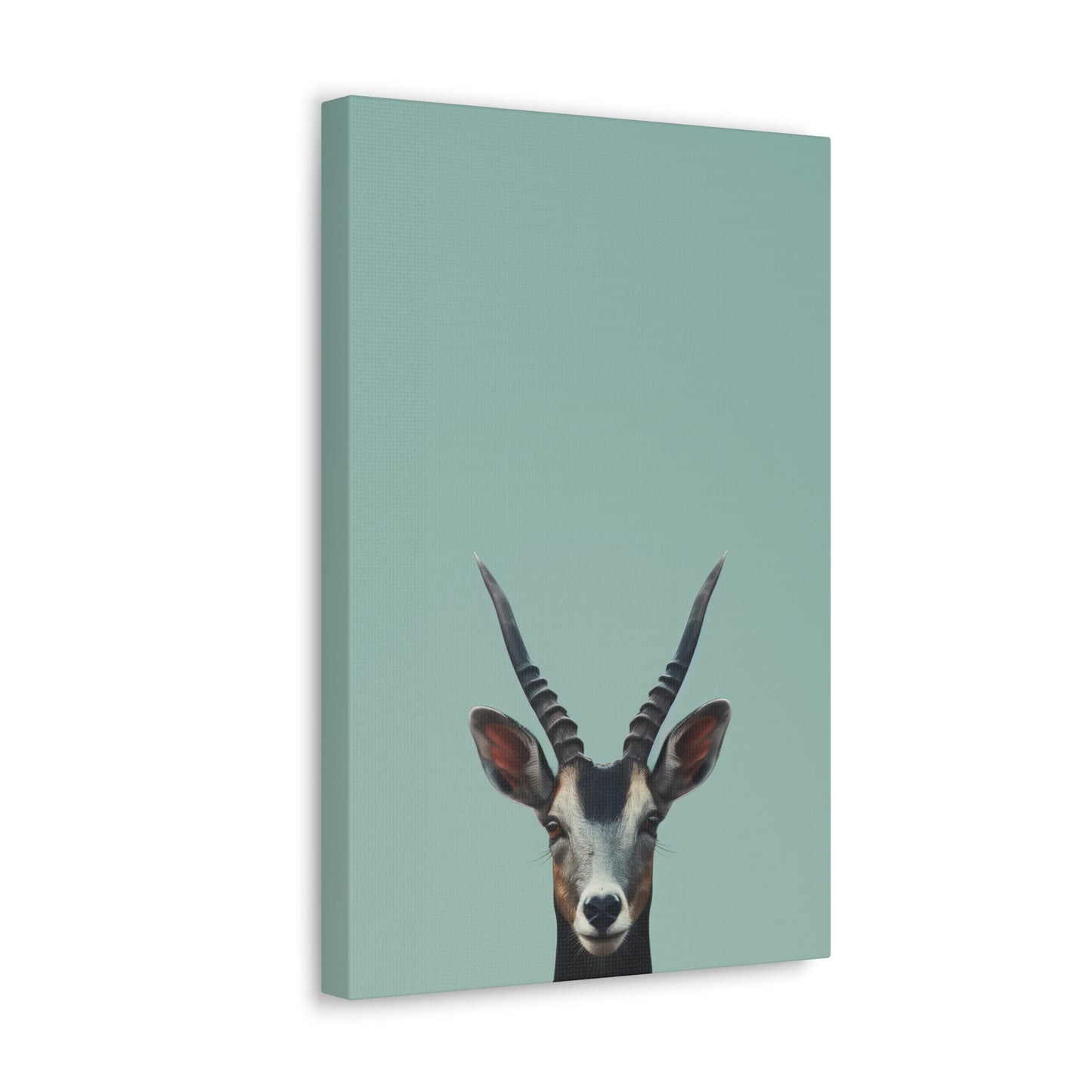 Antelope with Antlers Digital Illustration Canvas Gallery Wraps