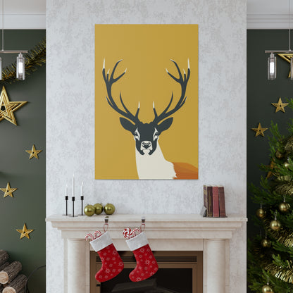 Reindeer - Digital Illustration Canvas Gallery Wraps