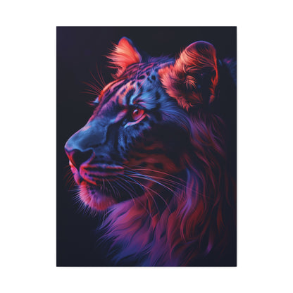 Lion - Illustration  Canvas Gallery Wraps