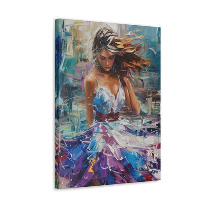 woman - Digital Print Canvas Gallery Wraps