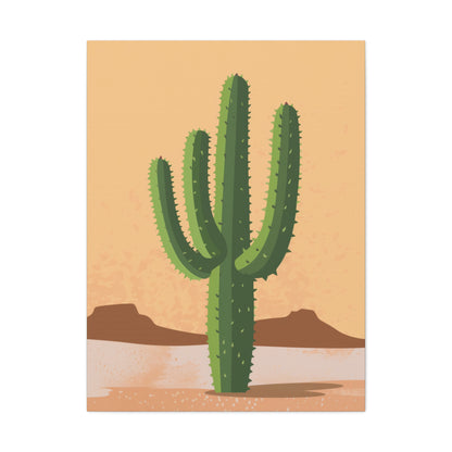 Cactus Plant - Illustration Canvas Gallery Wraps