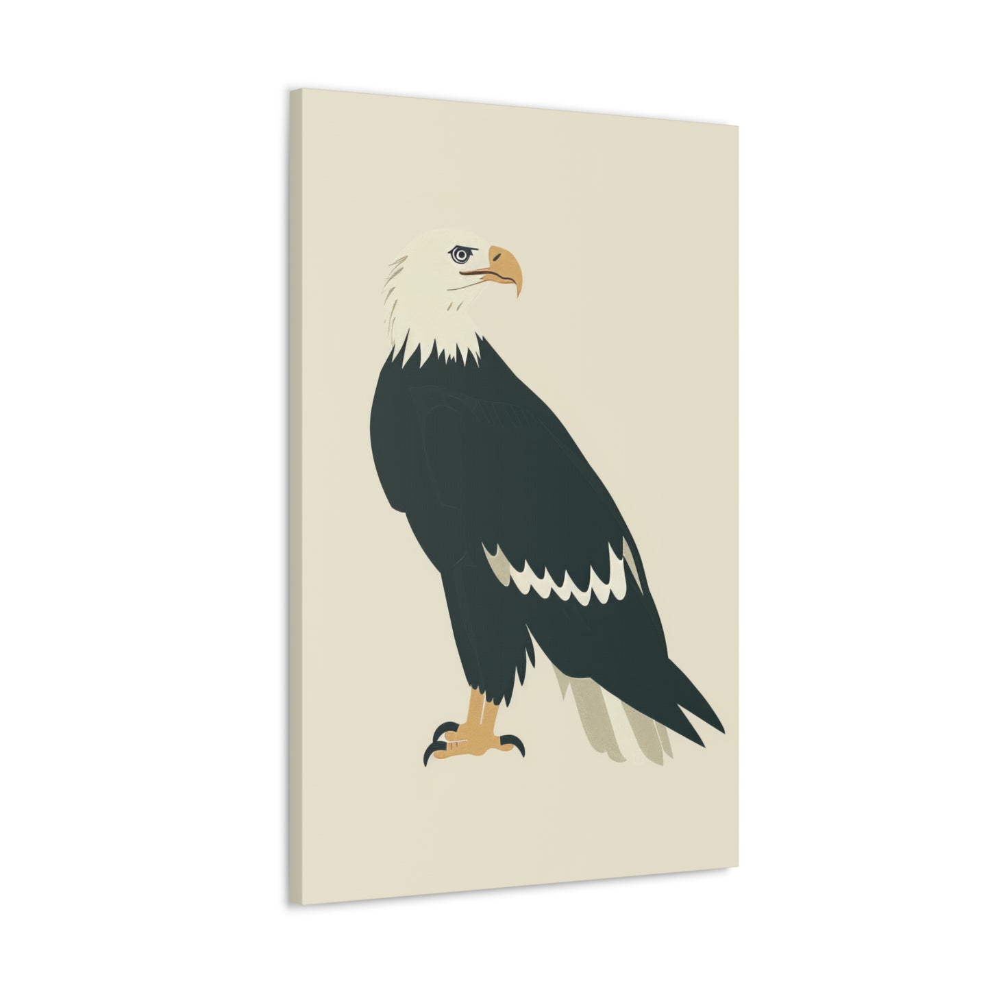 Bald Eagle Digital Illustration Canvas Gallery Wraps