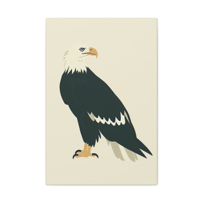 Bald Eagle Digital Illustration Canvas Gallery Wraps