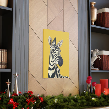 Zebra Digital Illustration Canvas Gallery Wraps