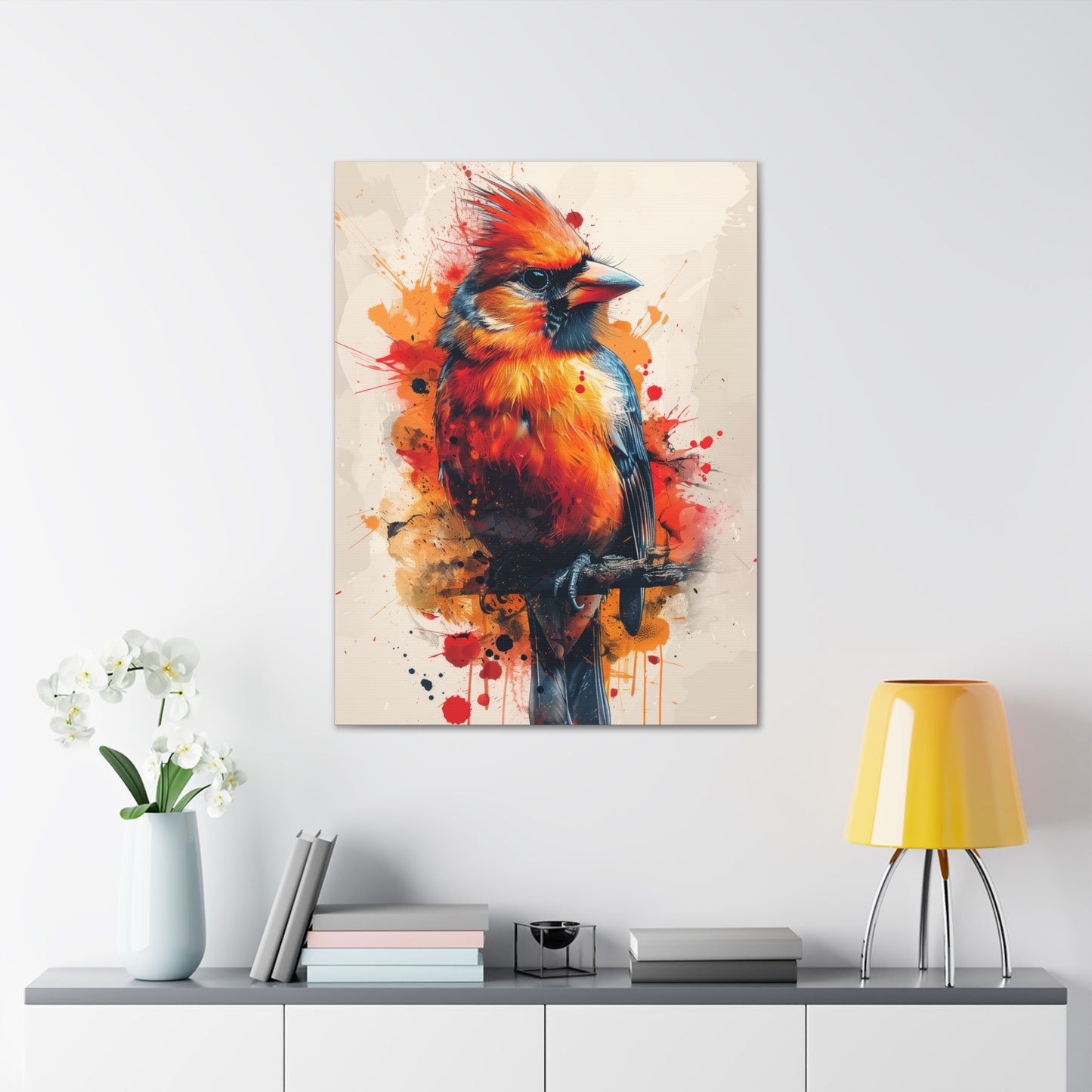 Bird - Abstract Illustration Canvas Gallery Wraps