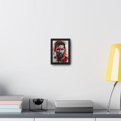 Lionel Messi Abstract Illustration - Canvas Print with frames