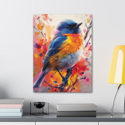 Bird - Abstract Illustration Canvas Gallery Wraps