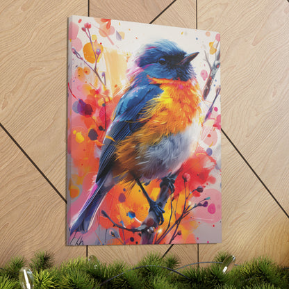 Bird - Abstract Illustration Canvas Gallery Wraps