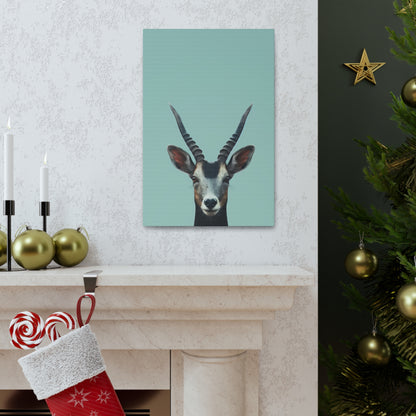 Antelope with Antlers Digital Illustration Canvas Gallery Wraps