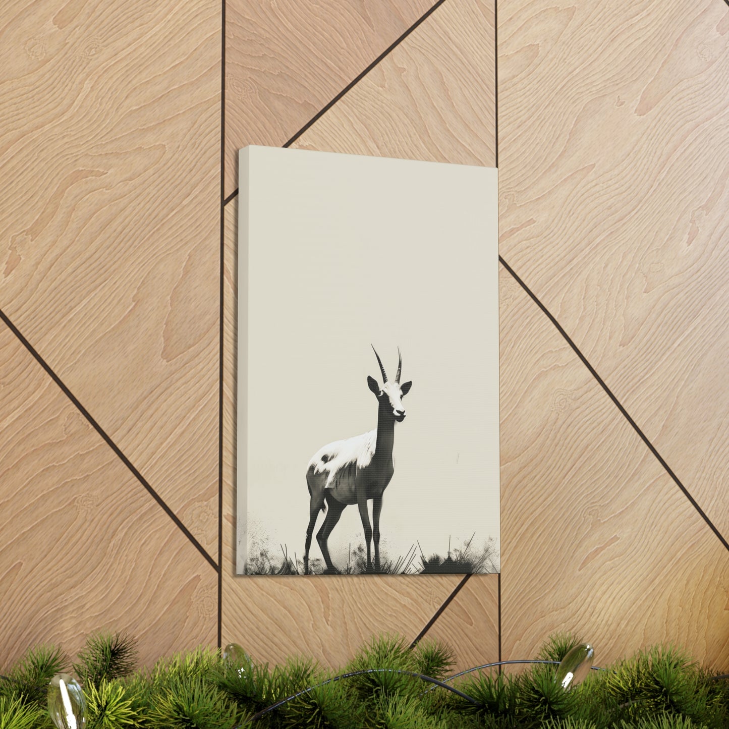 Goat Digital Illustration Canvas Gallery Wraps