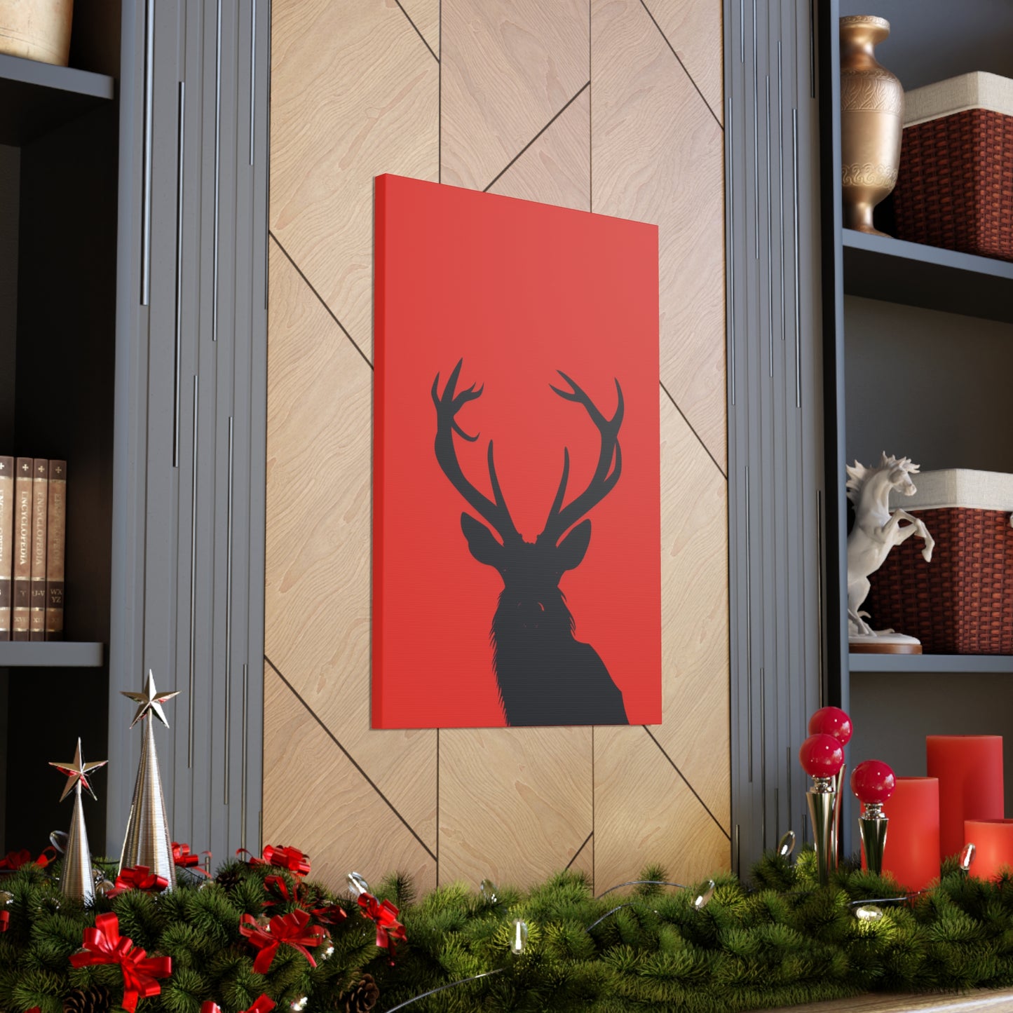 Reindeer - Digital Illustration Canvas Gallery Wraps