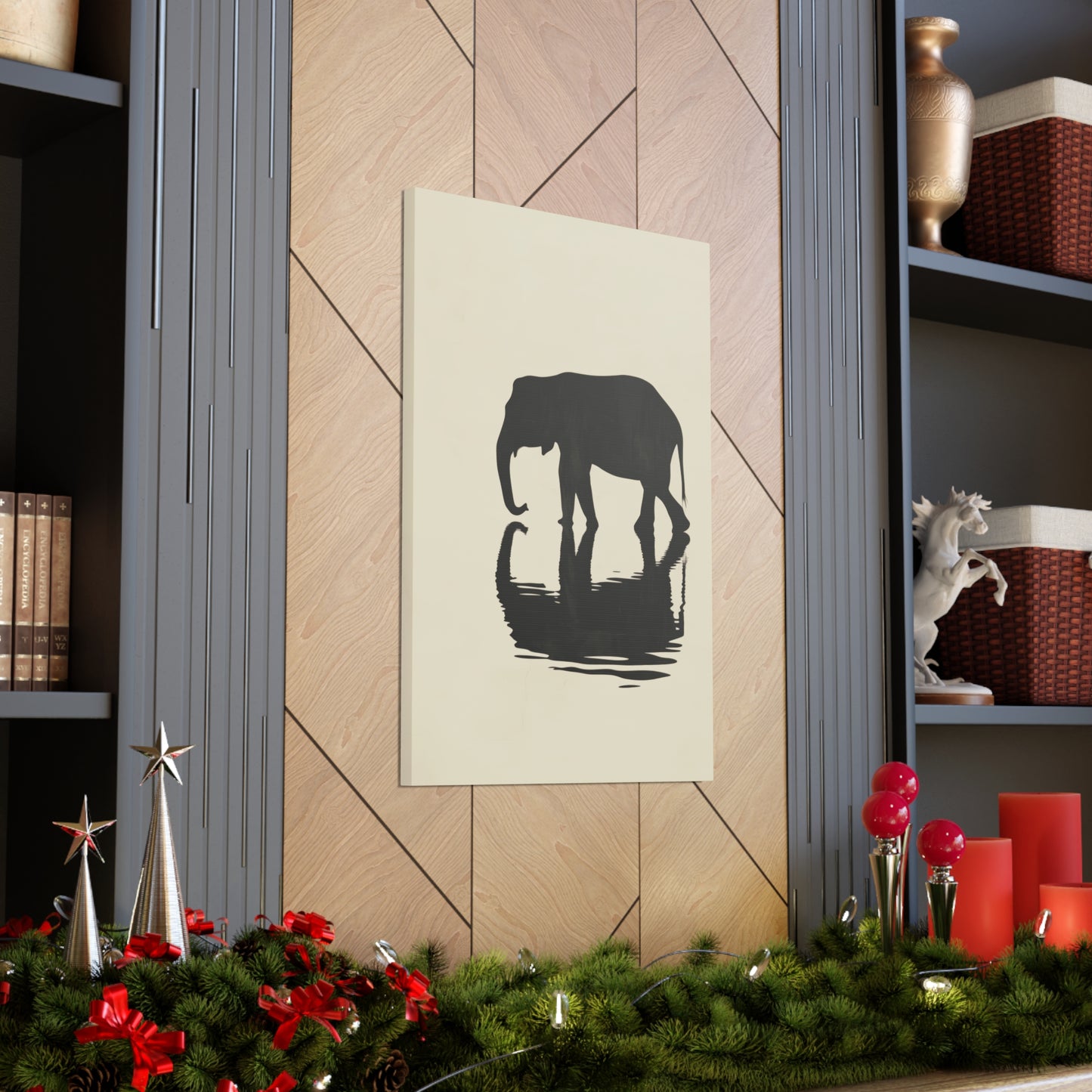 Elephant  Digital Illustration Canvas Gallery Wraps