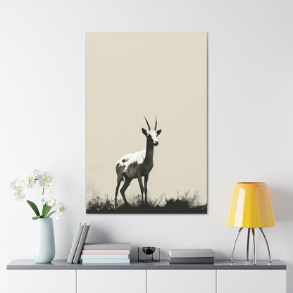 Goat Digital Illustration Canvas Gallery Wraps