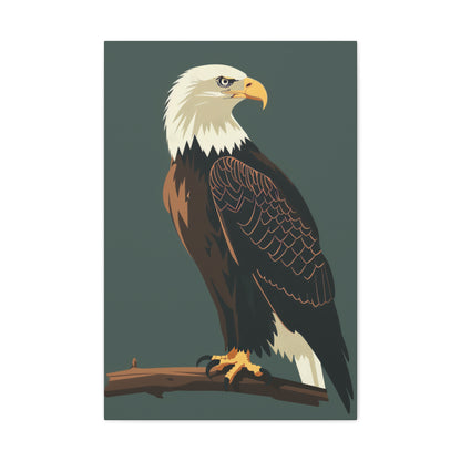 Eagle Digital Illustration Canvas Gallery Wraps