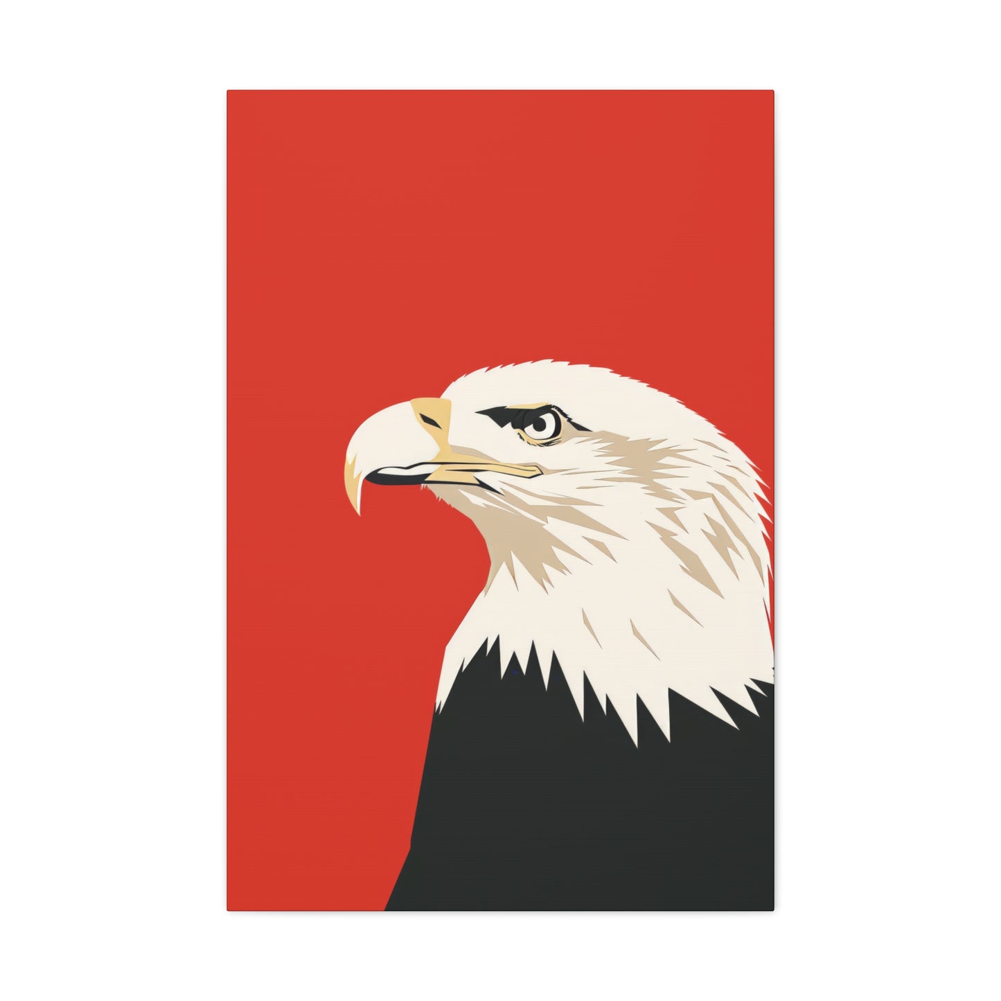 Bald Eagle Digital Illustration Canvas Gallery Wraps