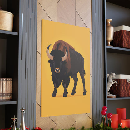 Bison - Digital Illustration Canvas Gallery Wraps