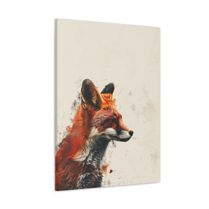 Fox Digital Illustration Canvas Gallery Wraps