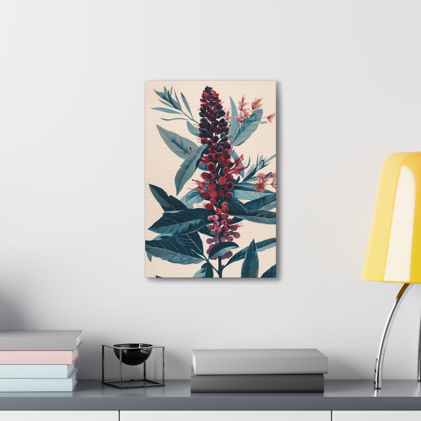 Cycade Flower Digital Illustration Canvas Gallery Wraps