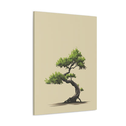 Bonsai Tree - Illustration Canvas Gallery Wraps