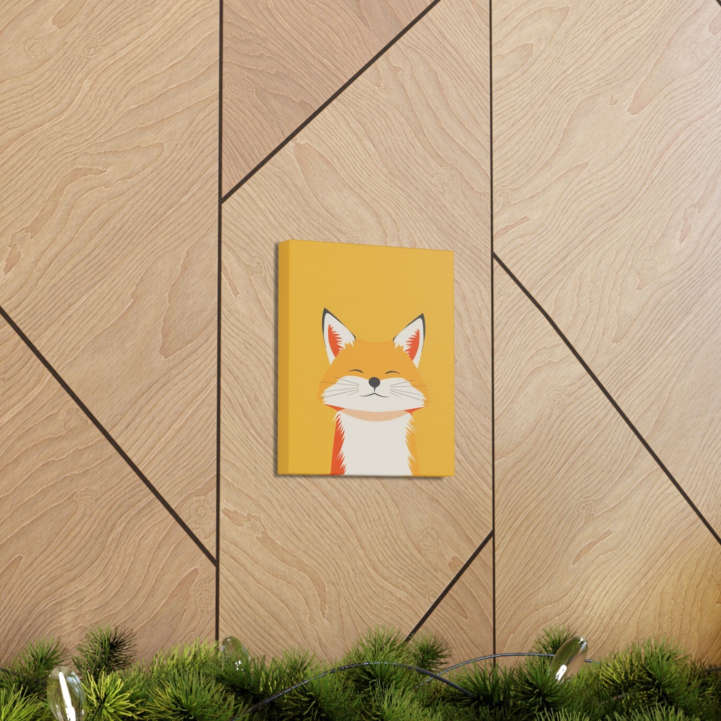 Fox Digital Illustration Canvas Gallery Wraps