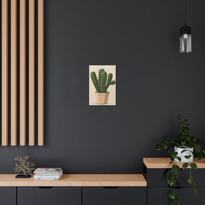 Cactus Plant - Illustration Canvas Gallery Wraps