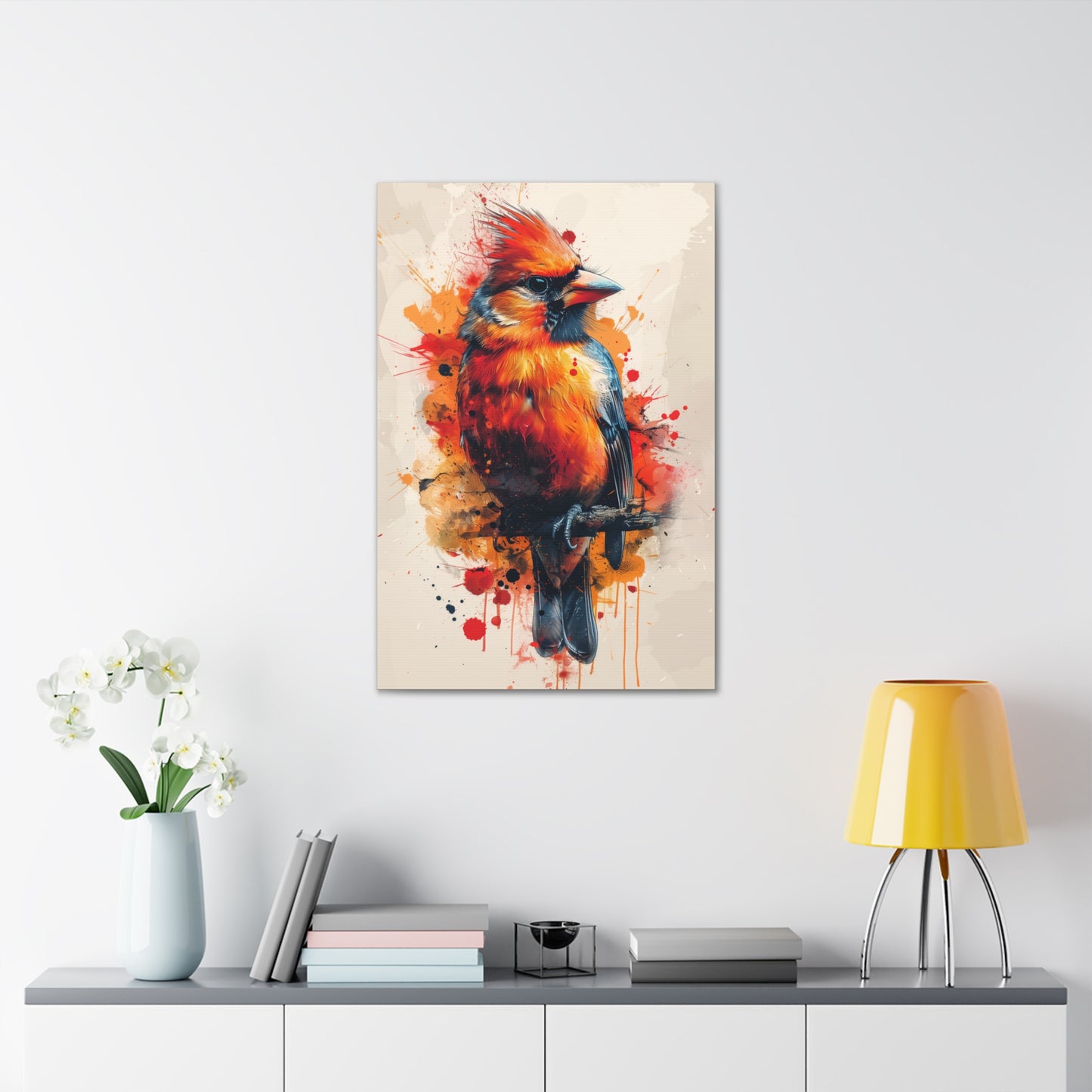 Bird - Abstract Illustration Canvas Gallery Wraps