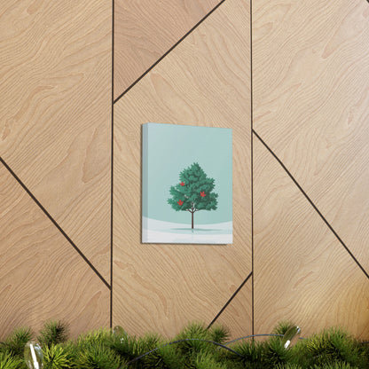 Maple Tree in Winter - Illustration Canvas Gallery Wraps