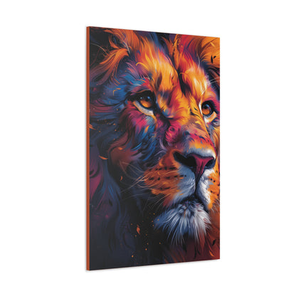 Lion - Illustration Canvas Gallery Wraps