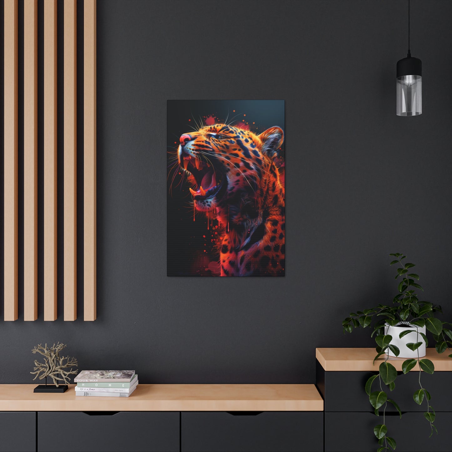 Cheetah - Illustration Canvas Gallery Wraps