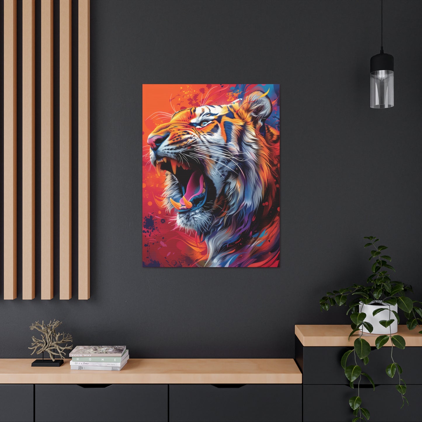 Tiger - Illustration Canvas Gallery Wraps