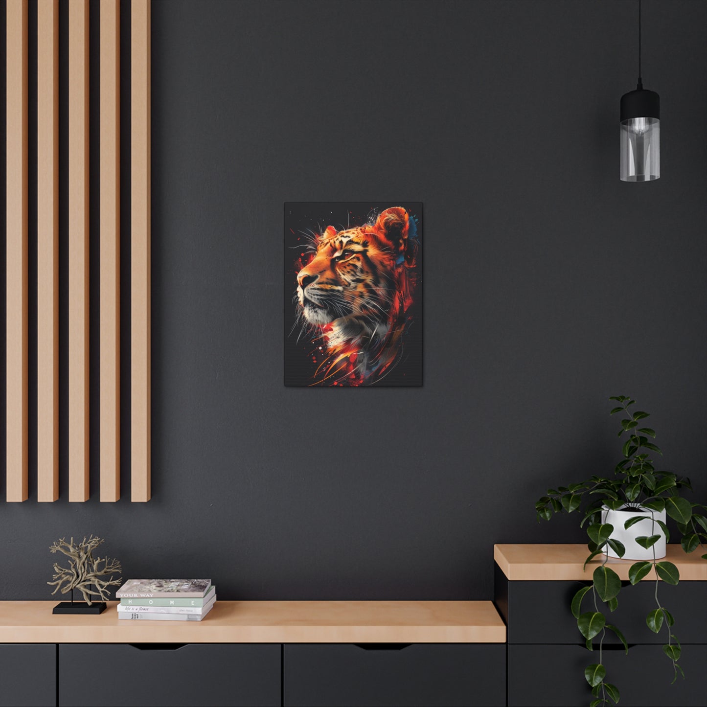 Tiger - Illustration  Canvas Gallery Wraps