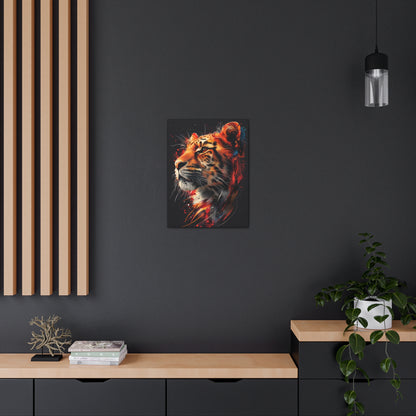 Tiger - Illustration  Canvas Gallery Wraps