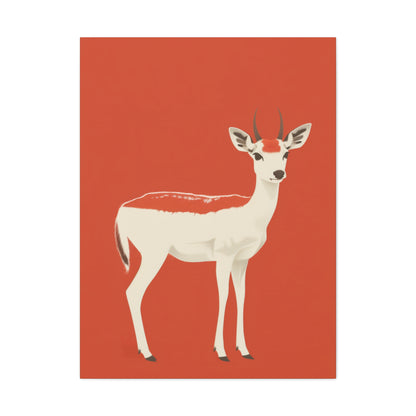 Deer Digital Illustration Canvas Gallery Wraps