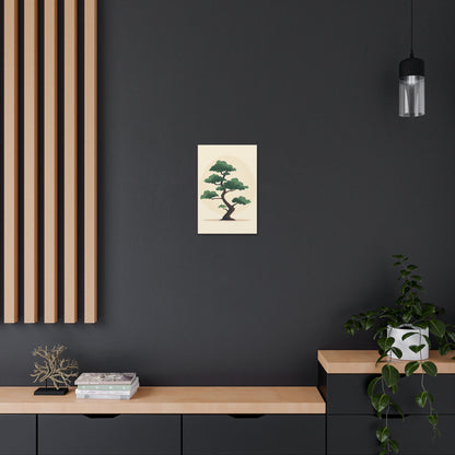 Bonsai Tree - Illustration Canvas Gallery Wraps