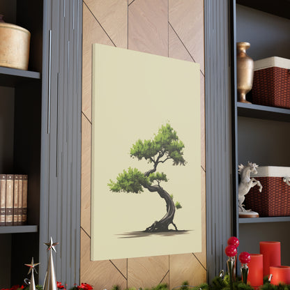 Bonsai Tree - Illustration Canvas Gallery Wraps