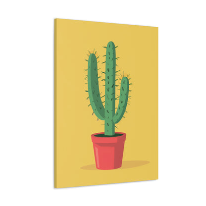 Cactus Plant - Illustration Canvas Gallery Wraps