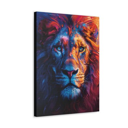 Lion - Illustration  Canvas Gallery Wraps