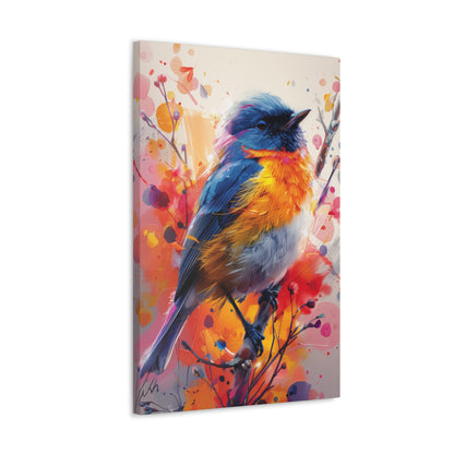 Bird - Abstract Illustration Canvas Gallery Wraps